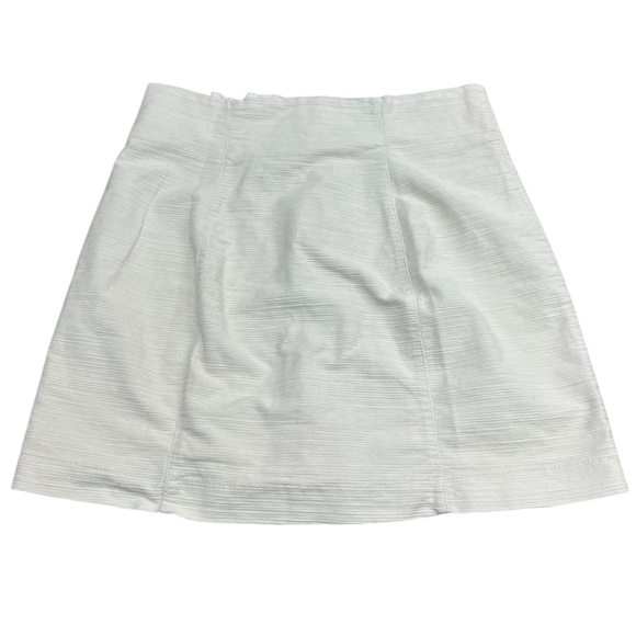 Free People Cream Pull On Mini Skirt Size 10 - Picture 2 of 4